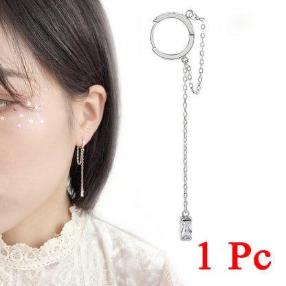 1PC New Fashion Gold Color Moon Star Clip Earrings Ear Cuff